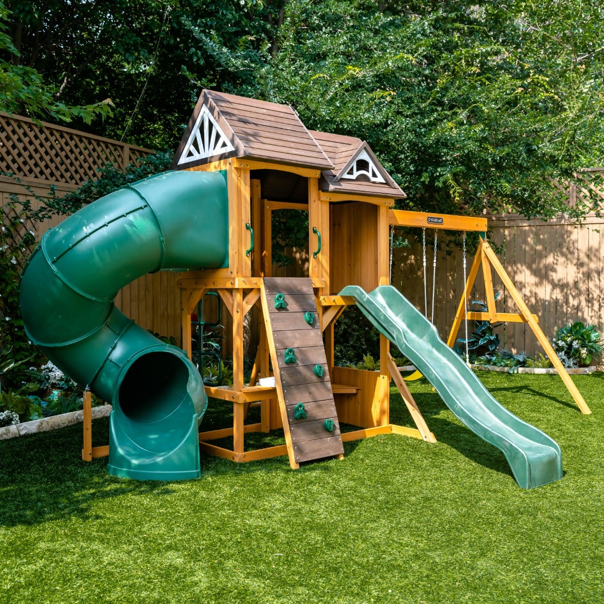 Laurel Retreat Swing Set - Easy Assembly & Installation Available | Perfect for Backyard, Garden & Outdoor Play