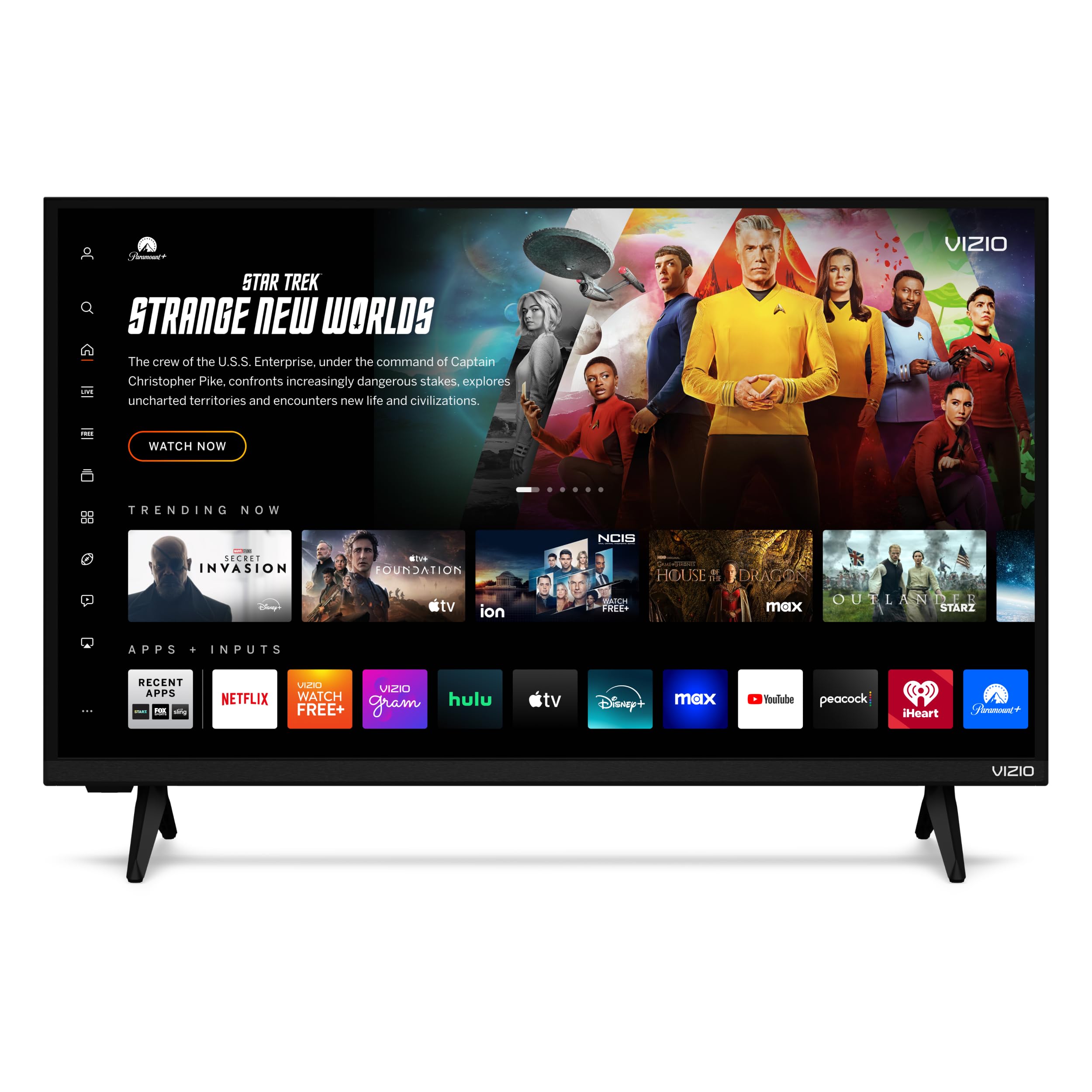 VIZIO VFD32M 32-Inch Full HD 1080p HDR Smart LED TV with Built-in WiFi, Streaming Apps & Voice Control - Perfect for Living Room, Bedroom & Home Theater Entertainment