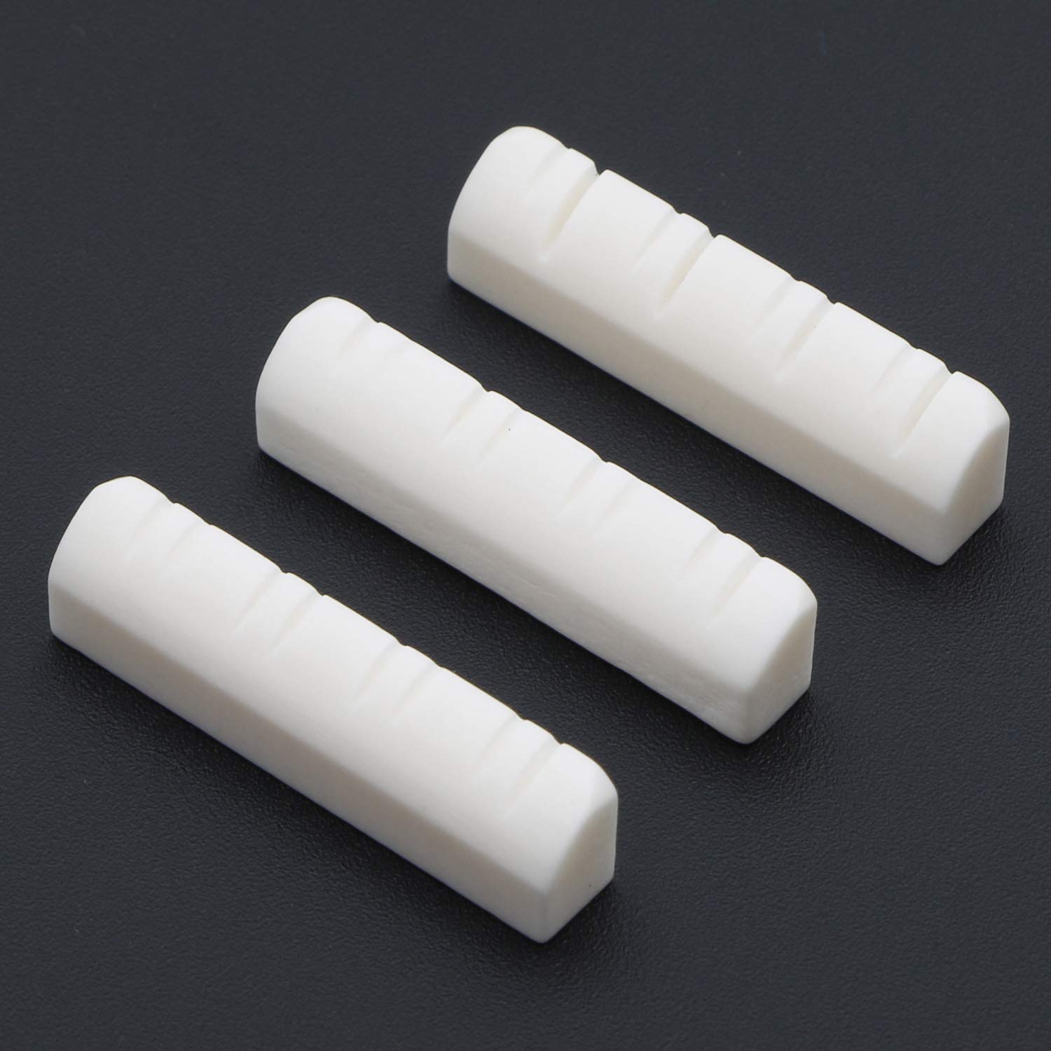 3PCS Premium Bone Guitar Nut & Mandolin Upper Nut Set - High-Quality Replacement for Luthiers & Guitar Makers - Perfect for Guitar Repair, Setup & Custom Builds