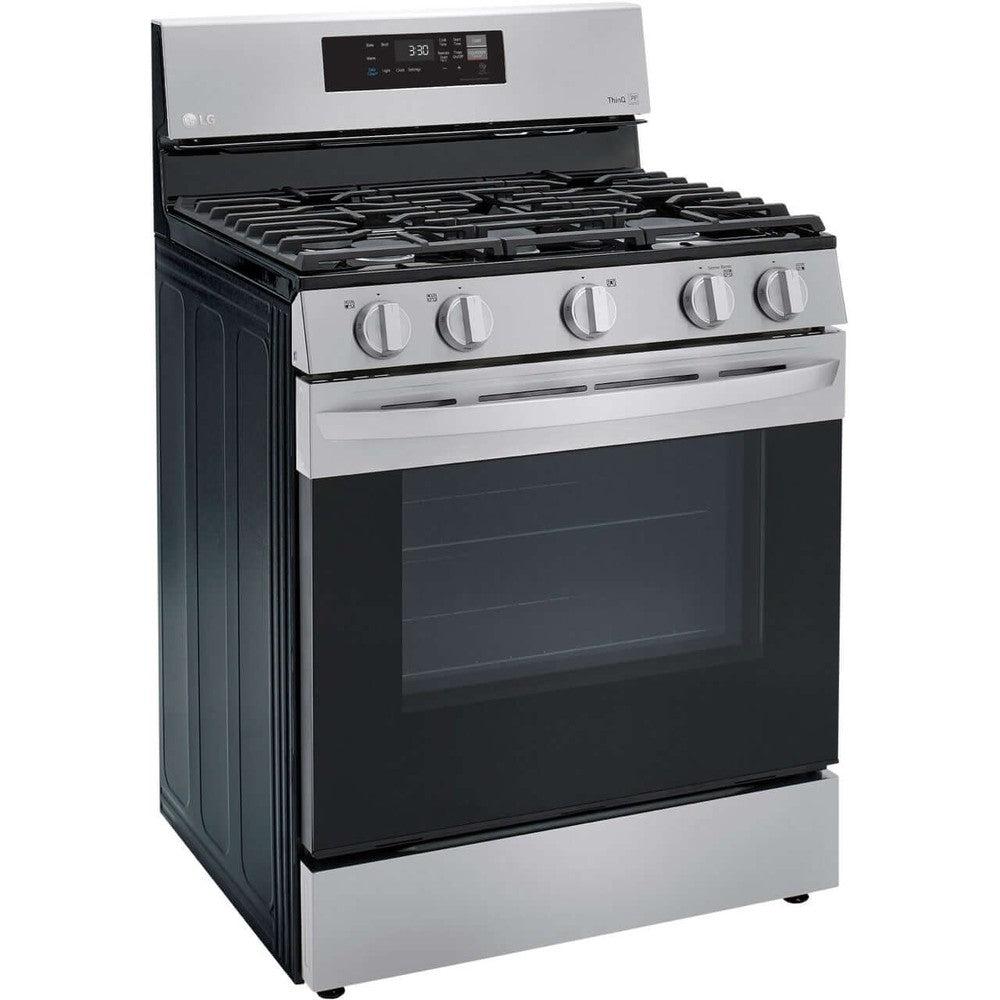 LG LRGL5821S 30-Inch Smart Gas Range with EasyClean Technology - Stainless Steel Built-In Oven for Modern Kitchens | Perfect for Baking, Roasting & Family Cooking