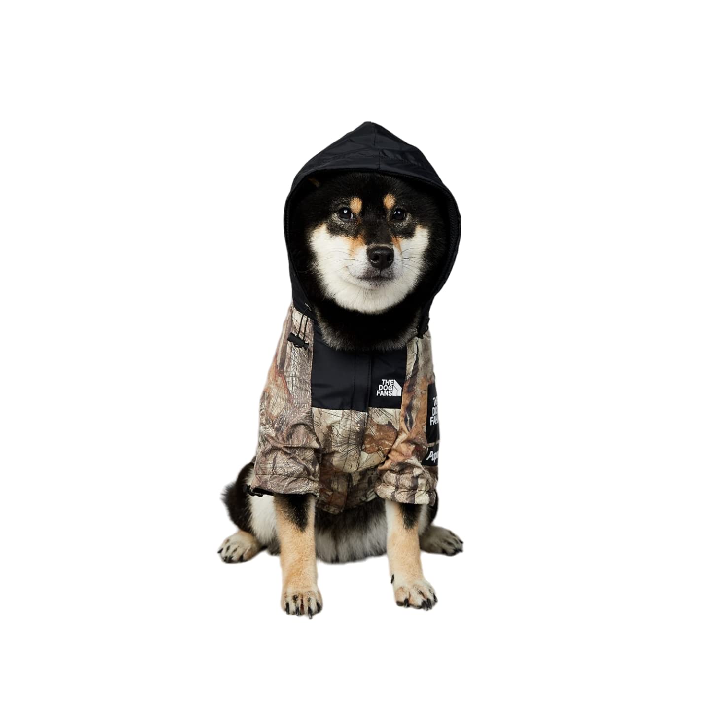 **Waterproof & Windproof Dog Raincoat - Warm, Breathable Pet Jacket with Leash Hole for Small, Medium & Large Dogs (Jungle Camo, Large) - Perfect for Outdoor Walks, Hiking & Rainy Day Adventures**
