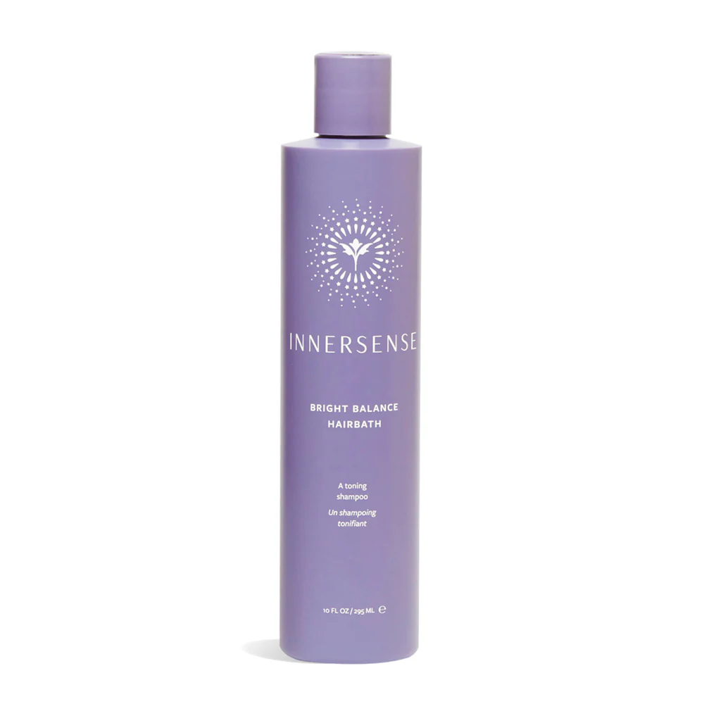 INNERSENSE Organic Beauty Bright Balance Hairbath - Sulfate-Free Volumizing Shampoo for Fine Hair | Natural Hair Care for Daily Use & Salon Results at Home