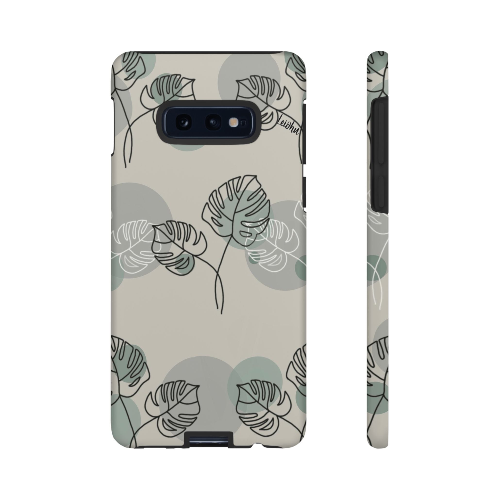 Vintage Monstera Leaf Samsung Galaxy Phone Case - Stylish Protective Cover for Samsung Galaxy S21/S20/Note 20 - Perfect for Nature Lovers & Boho Aesthetic