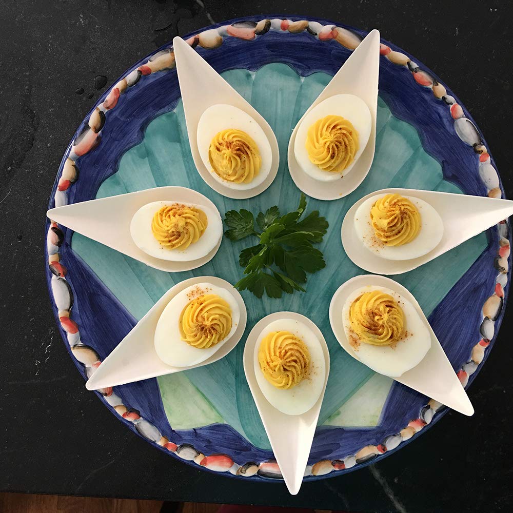 Negg® Deviled Egg Maker Kit - Easy Egg Yolk Remover & Deviled Egg Platter (1-Pack, White) | Perfect for Easter, Parties & Holiday Appetizers