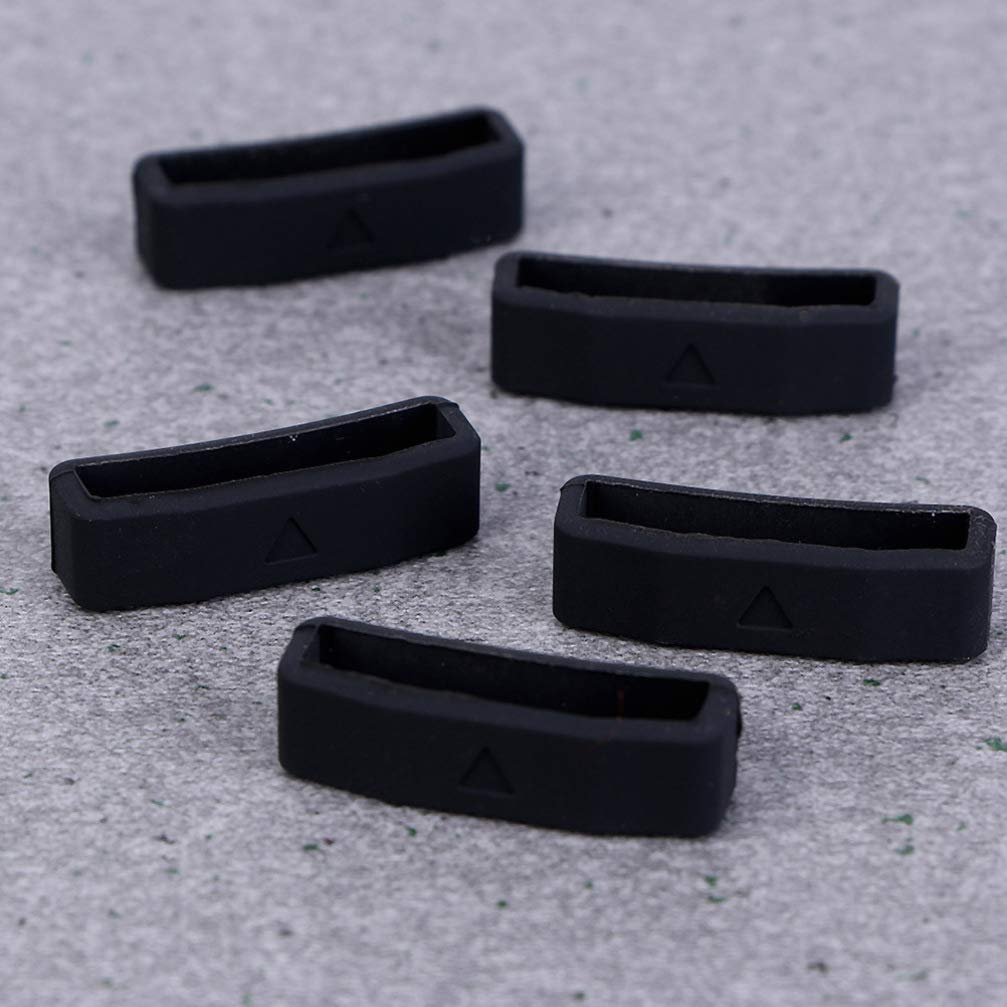 Hemobllo 6-Pack Silicone Watch Band Holder Rings - Bezel Watch Fastener Retainer Loops for Watch Straps & Accessories | Perfect for Sports, Fitness & Everyday Watch Maintenance