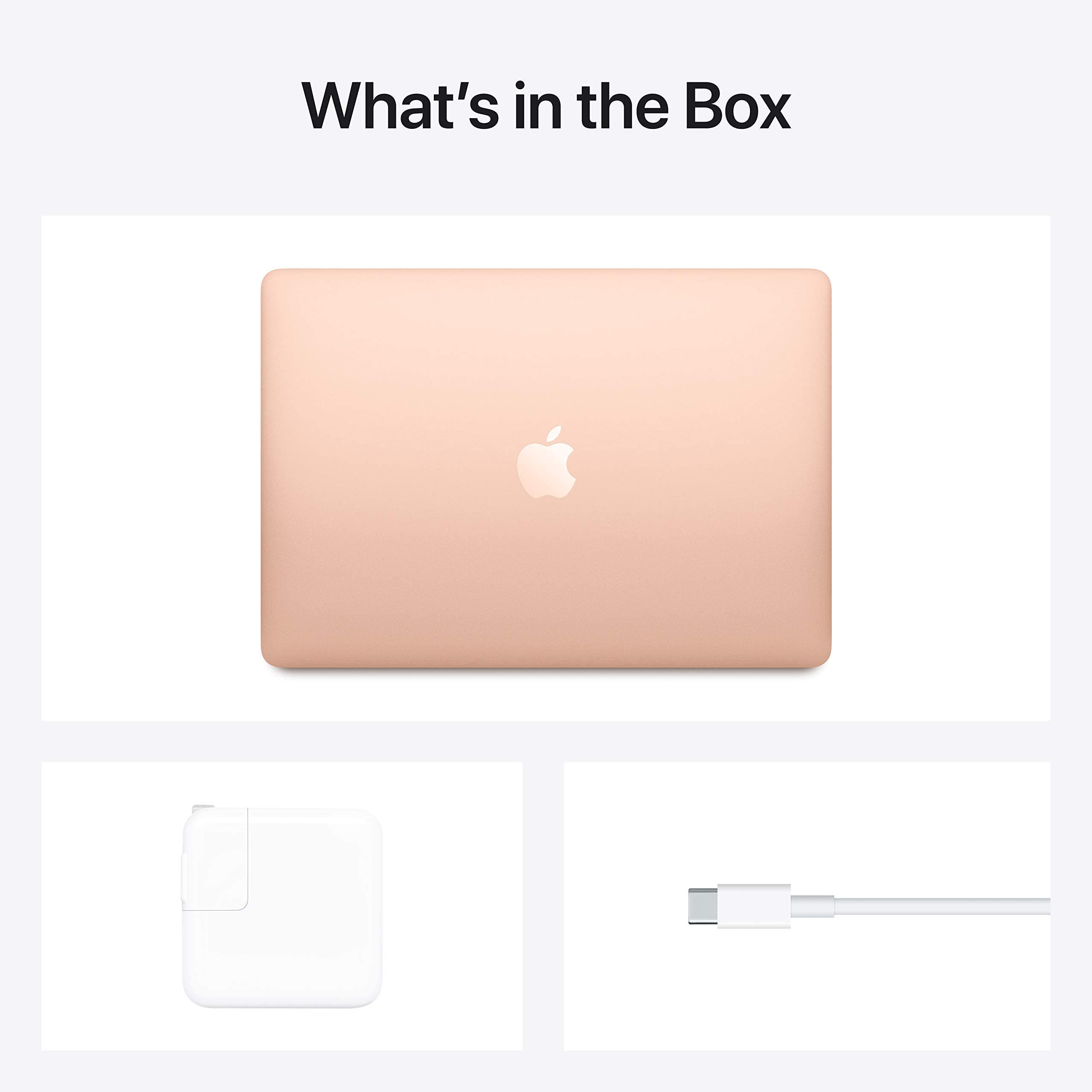 Refurbished 2020 Apple MacBook Air 13-inch with M1 Chip, 8GB RAM & 512GB SSD in Gold - Perfect for Students, Remote Work & Creative Professionals