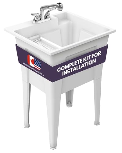 White - 2 Handle Chrome Faucet