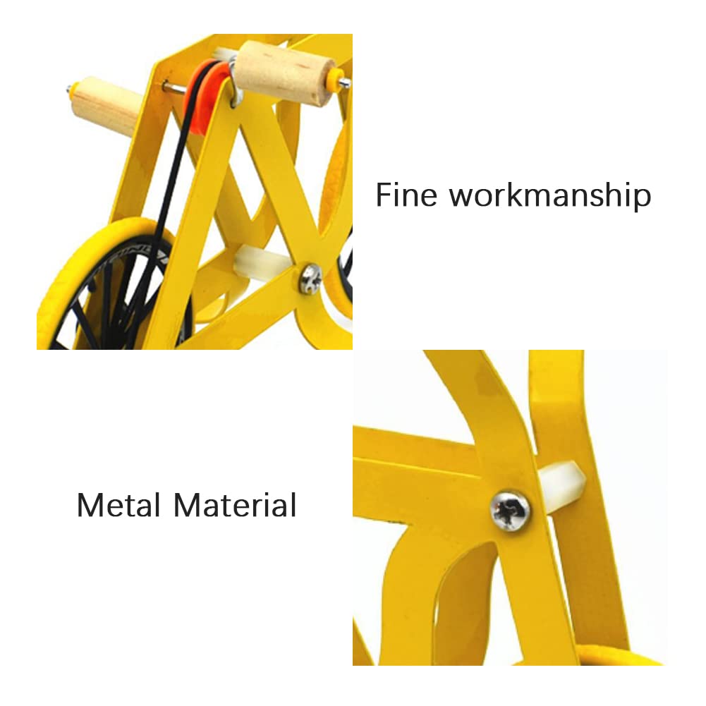 Parrot Bike Toy - Interactive Intelligence Training & Educational Puzzle Toy for Medium Birds - Foot Talon Exercise & Mental Stimulation for Parakeets, Cockatiels & Conures - Perfect for Playtime & Training Sessions
