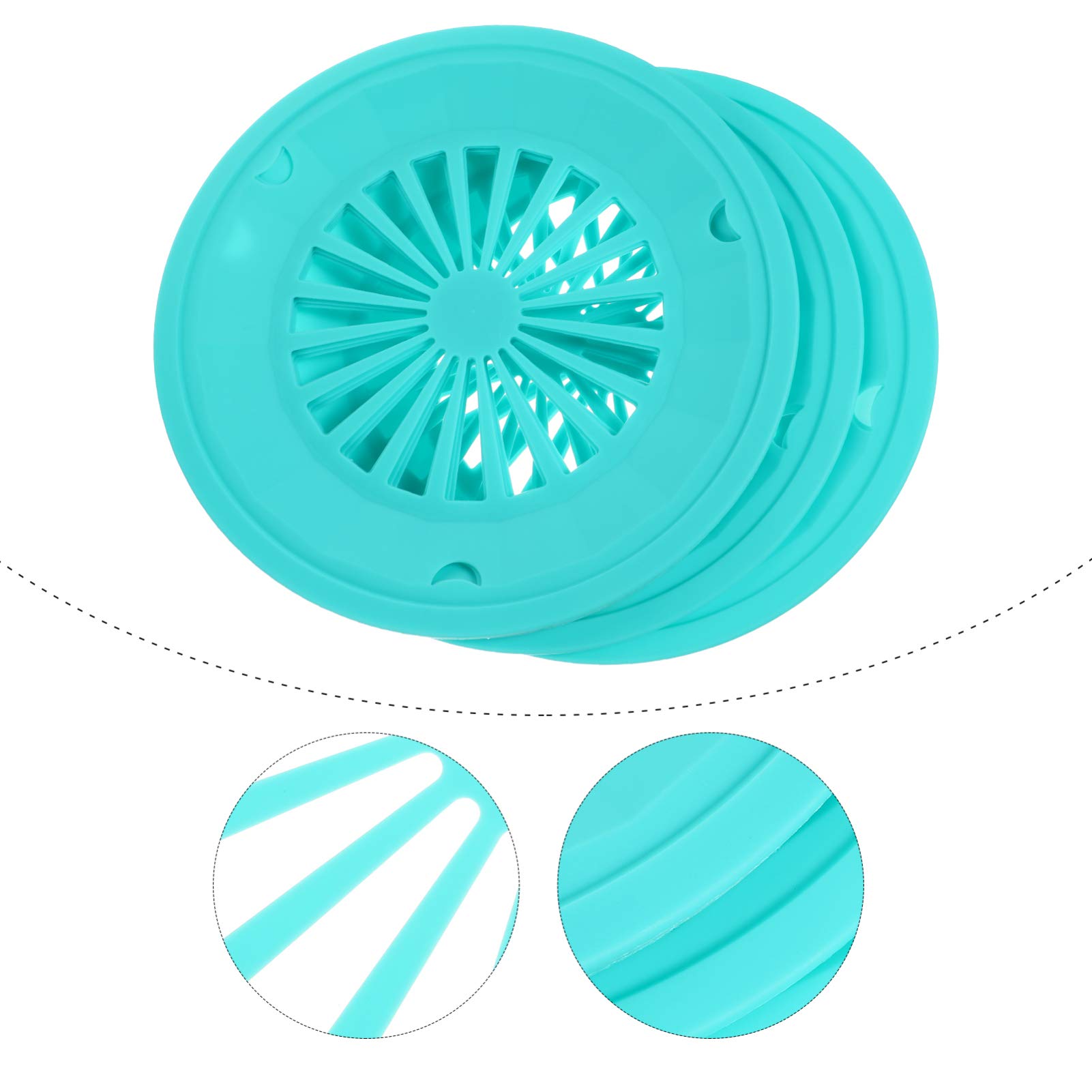 BESTonZON 10-Pack Reusable Plastic Plate Holders - Durable Dinner Plate Stands for Parties, Picnics, BBQs & Outdoor Events - Eco-Friendly Party Supplies for Paper Plates