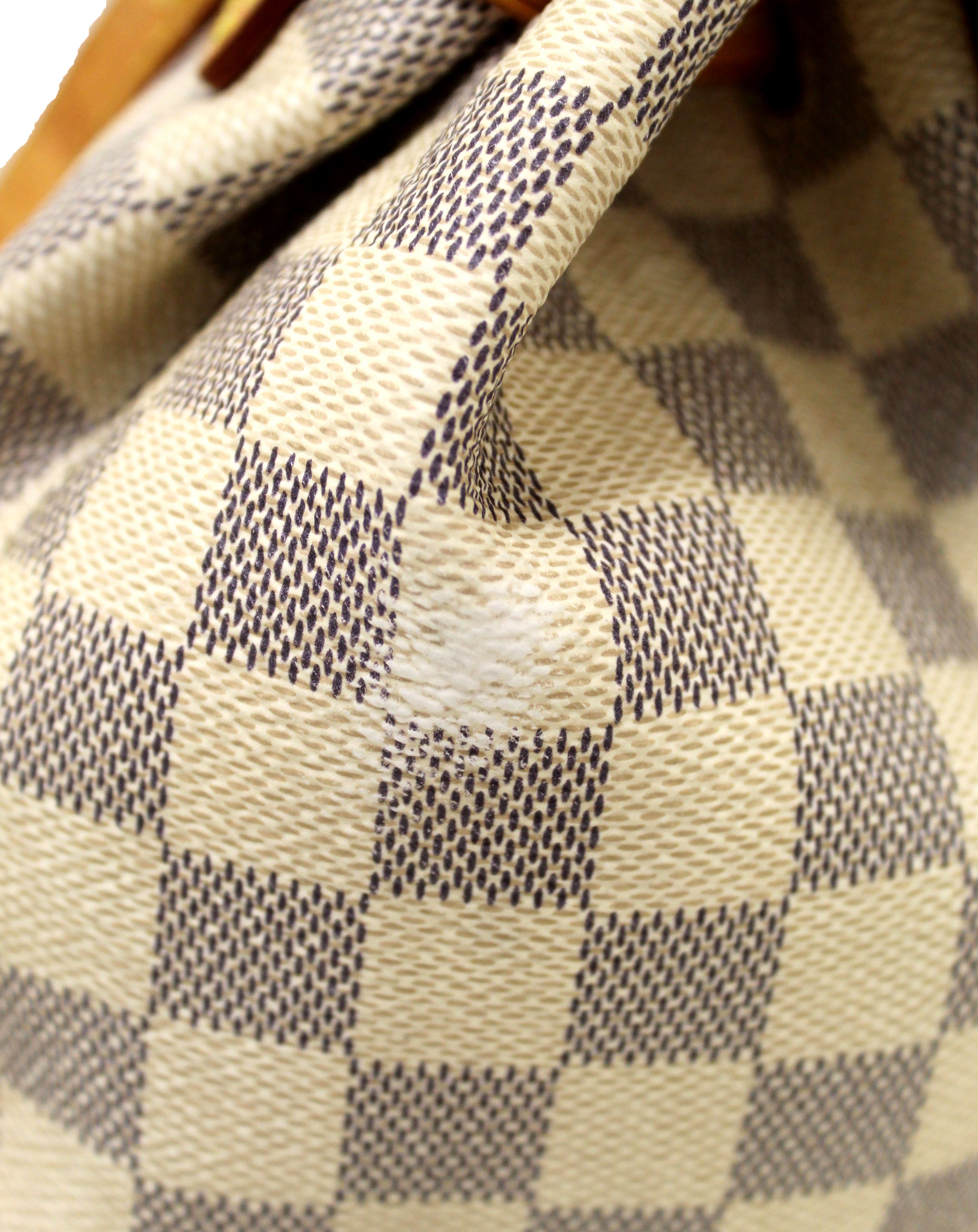 Authentic Louis Vuitton Damier Azur Canvas Sperone BB Backpack for Women - Luxury Designer Handbag for Travel, Work & Everyday Use