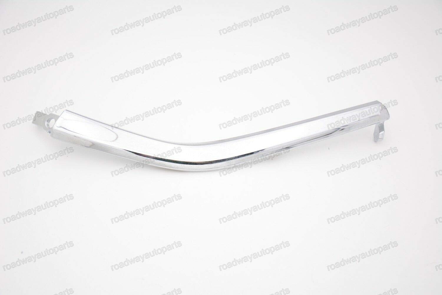 Chrome Front Bumper Grille Trim Kit - 3-Piece Left Driver Side for Mitsubishi Outlander 2016-2019 | Durable Plastic Molding | Enhances Vehicle Appearance | Perfect for Off-Roading & Daily Commuting