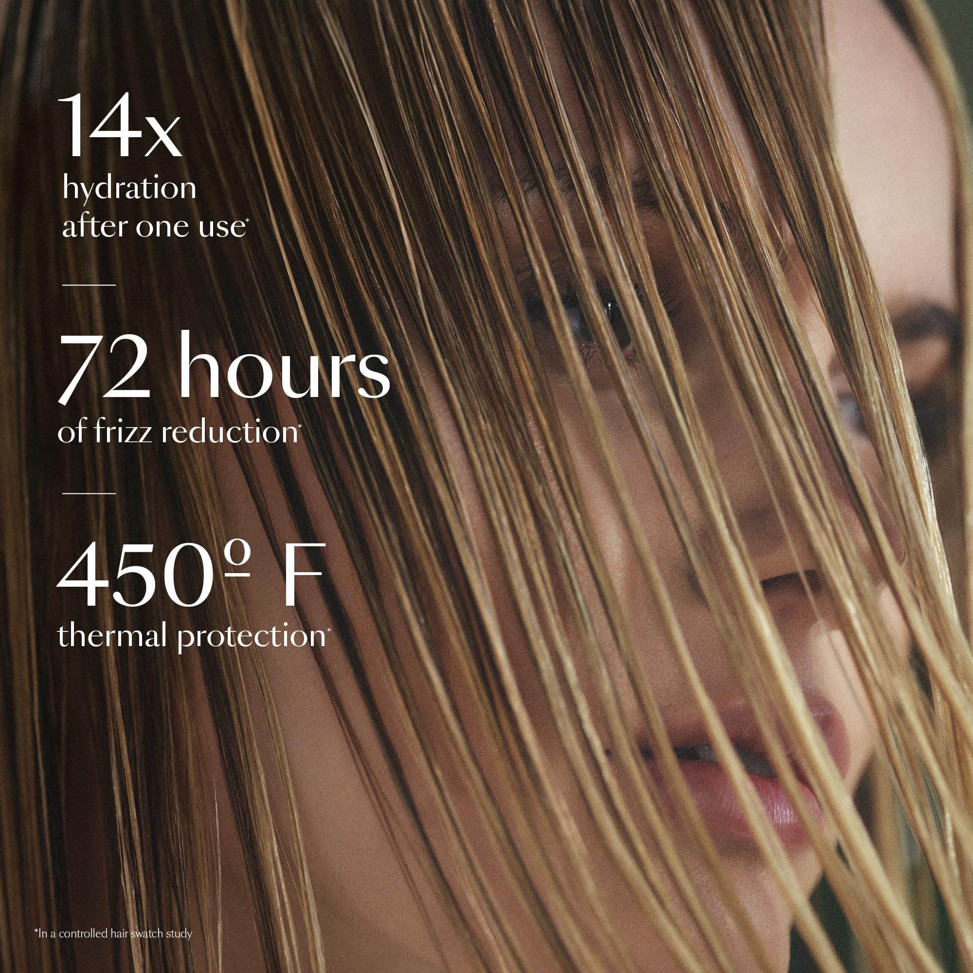 HYDR-8 Leave-In Conditioner for Dry Damaged Hair - Vegan Keratin Infused Deep Hydrating Treatment with Heat Protection - Softens, Smooths & Controls Frizz - Perfect for Daily Styling, Blowouts & Heat Tools