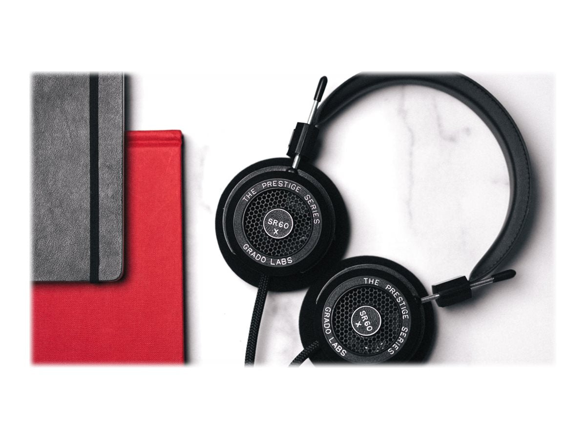 Grado Prestige SR60x Open-Back Headphones - High-Fidelity Audio for Music Lovers, Audiophiles & Home Studio Use
