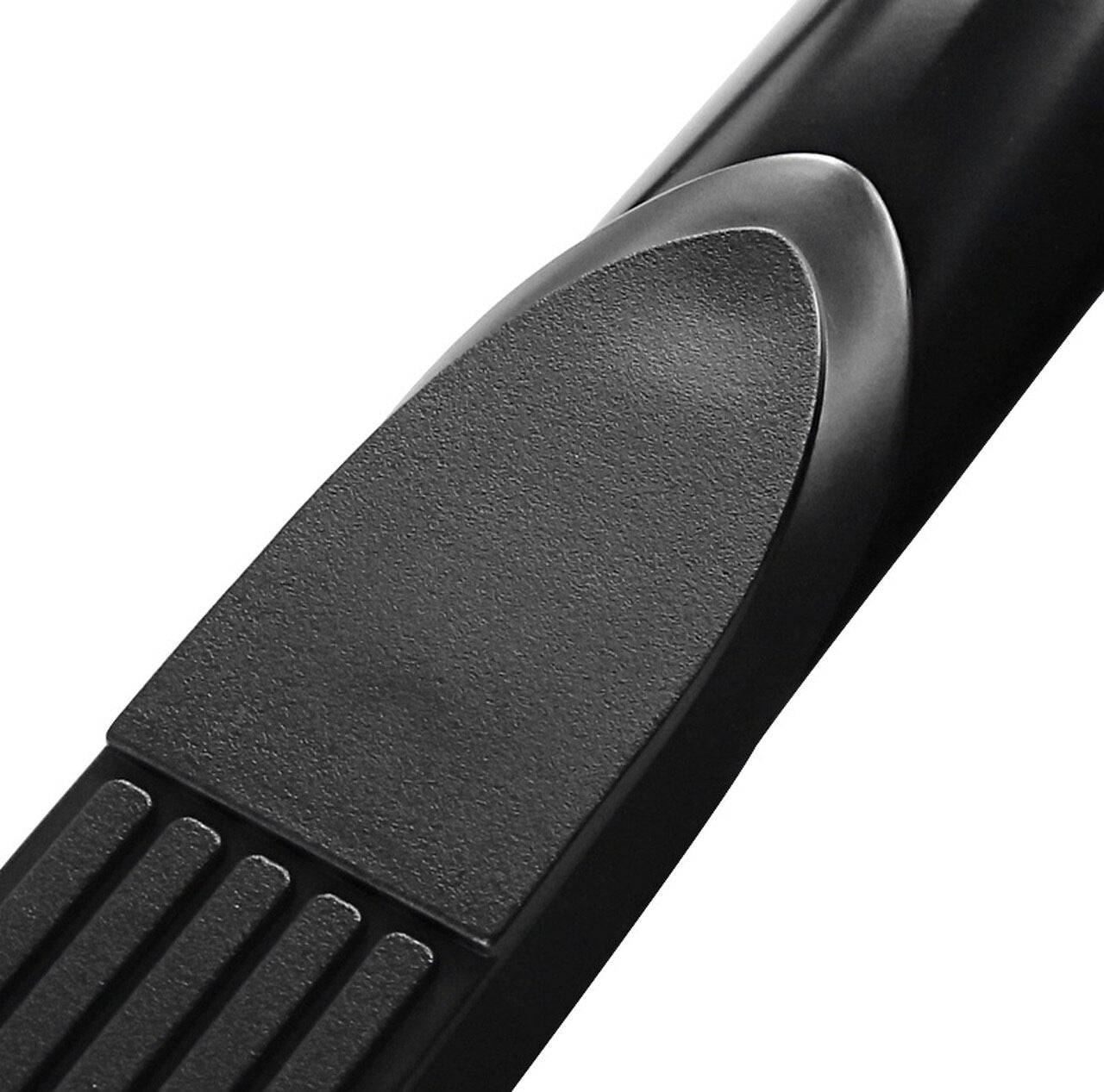 2004-2021 Nissan Titan Crew Cab Black Stainless Steel Side Step Nerf Bars - Durable Truck Running Boards for Easy Entry & Exit - Perfect for Off-Roading, Daily Commute and Truck Accessories Upgrade