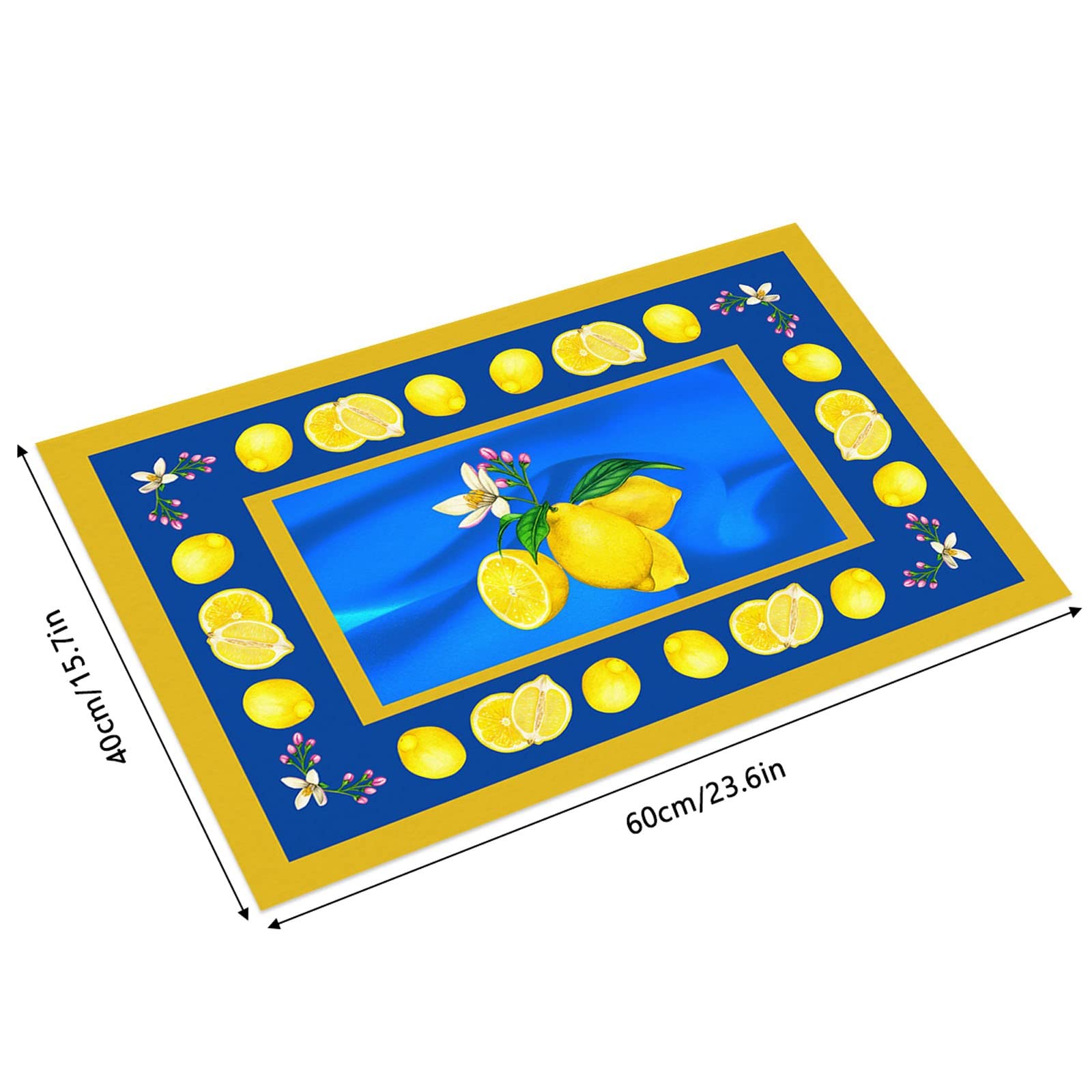 Non-Slip Sunflower Floor Mat - Bathroom & Entryway Decor for Spring Summer