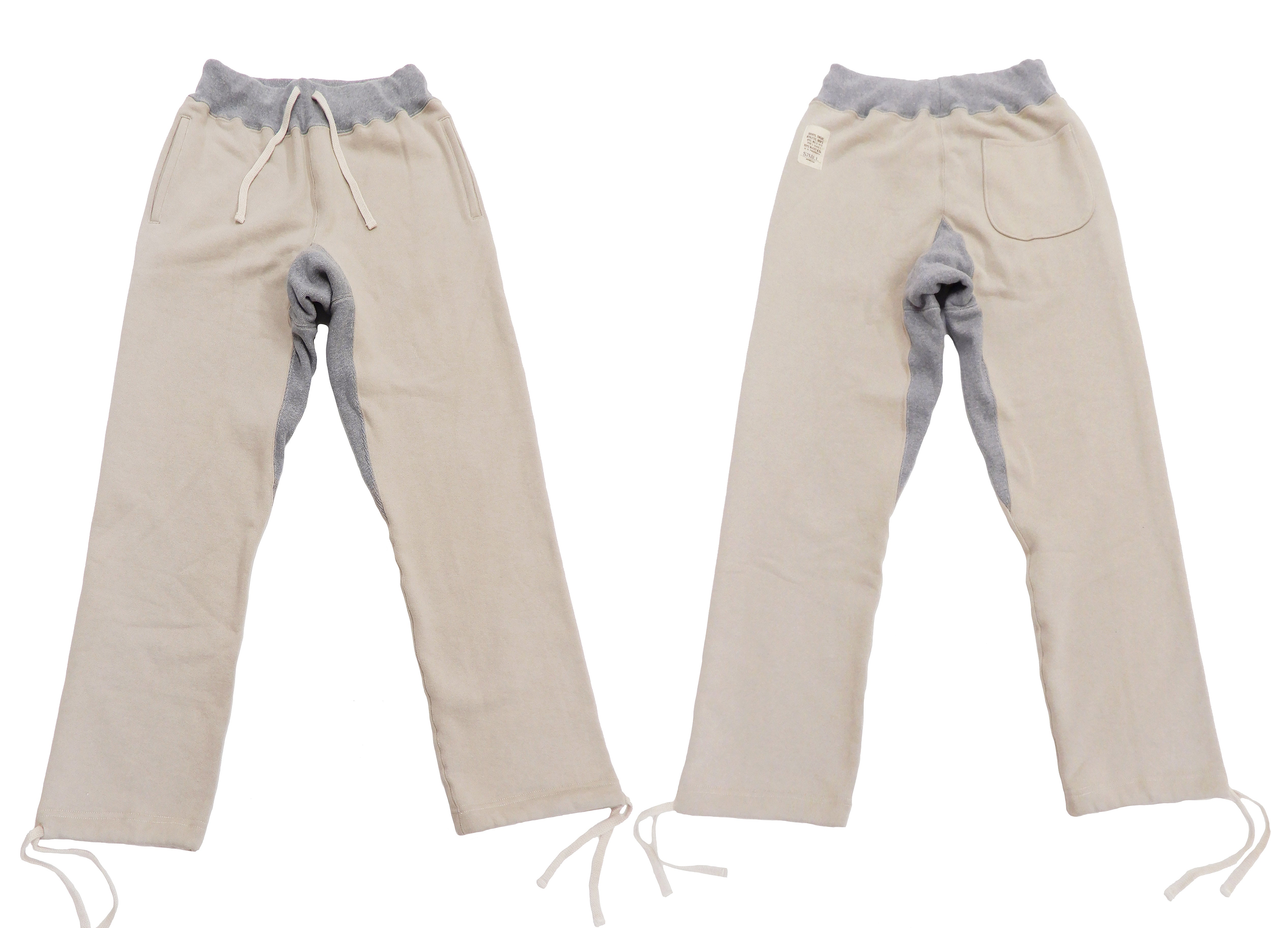 TOYS McCOY Men's Vintage Sweatpants - Straight Leg Drawstring Casual Pants TMC2380 040 Sand | Comfortable Lounge Pants for Home, Gym & Streetwear Fashion