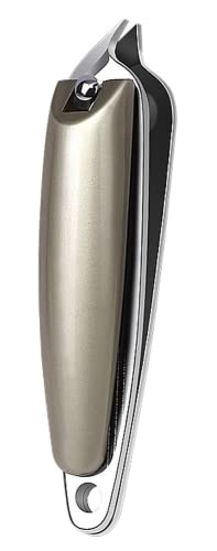 Premium Stainless Steel Nail Clippers for Adults - Portable Folding Manicure & Pedicure Tool Kit for Toenails & Fingernails (Silver) | Perfect for Travel, Home Grooming & Professional Salon Use