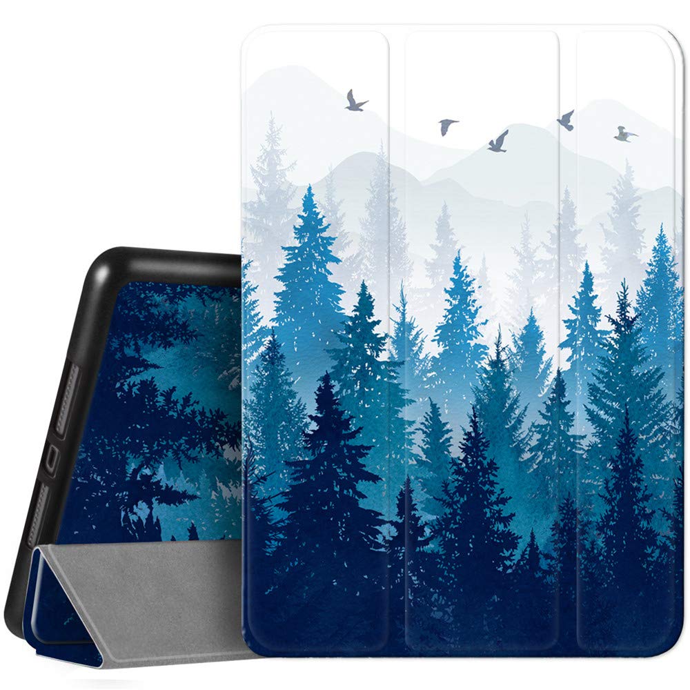 Premium Shockproof Case for iPad 9th/8th/7th Generation (10.2-inch 2021/2020/2019 Models A2270 A2428 A2429 A2197) - Forest Design with Apple Pencil Holder & Auto Sleep/Wake - Perfect for Artists, Students & Professionals - Drawing, Painting & Daily Protection