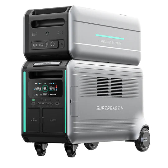 Zendure SuperBase V4600 + Satellite Battery B4600 Bundle | 9.2kWh Portable Power Station | Perfect for Home Backup, RV Camping & Outdoor Adventures