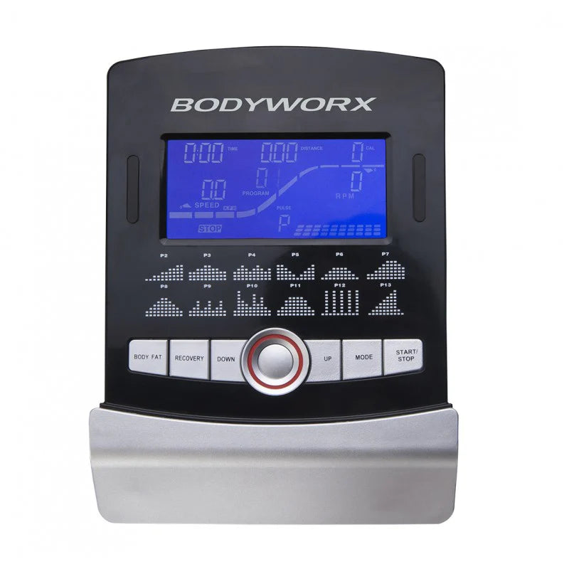 Bodyworx ABX450BT Upright Exercise Bike for Home Gym - Bluetooth Connectivity, LCD Display & Adjustable Resistance | Perfect for Cardio Workouts, Weight Loss & Indoor Cycling Training