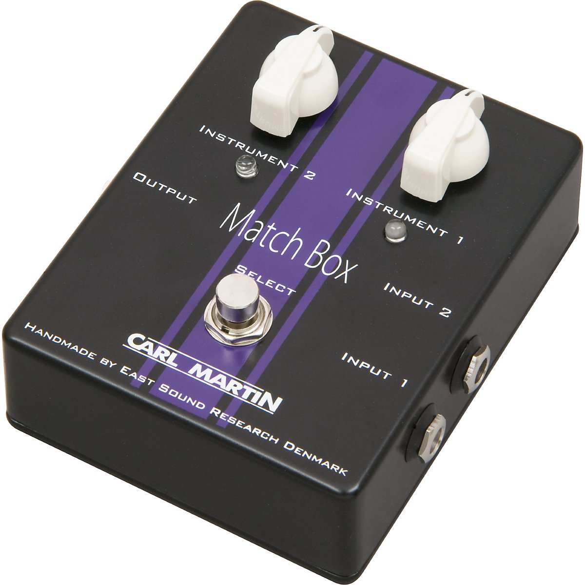 Match Box Dual Instrument to Single Amp Selector - Guitar & Bass Signal Combiner for Live Performances & Studio Recording