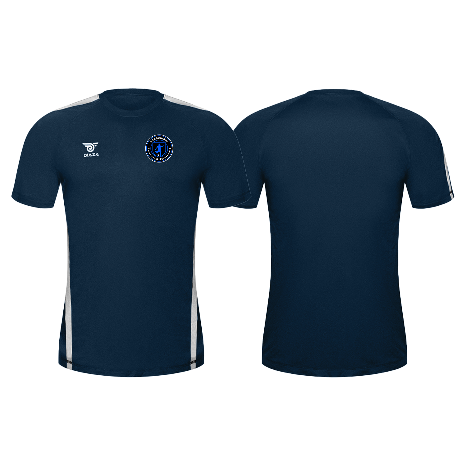 FC Columbus City Training Jersey - Navy Blue & White Soccer Shirt for Men - Perfect for Practice, Games & Fan Support