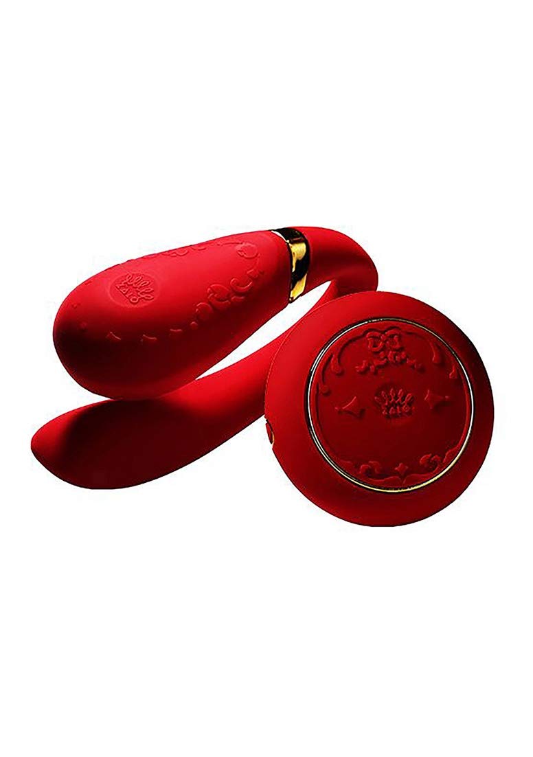 ZALO Fanfan Wireless Waterproof Couples Massager Set with Remote Control | 8 Adjustable Vibration Modes, USB Rechargeable | 1-Year Warranty | Bright Red | Perfect for Romantic Nights, Long-Distance Relationships & Spicing Up Intimacy