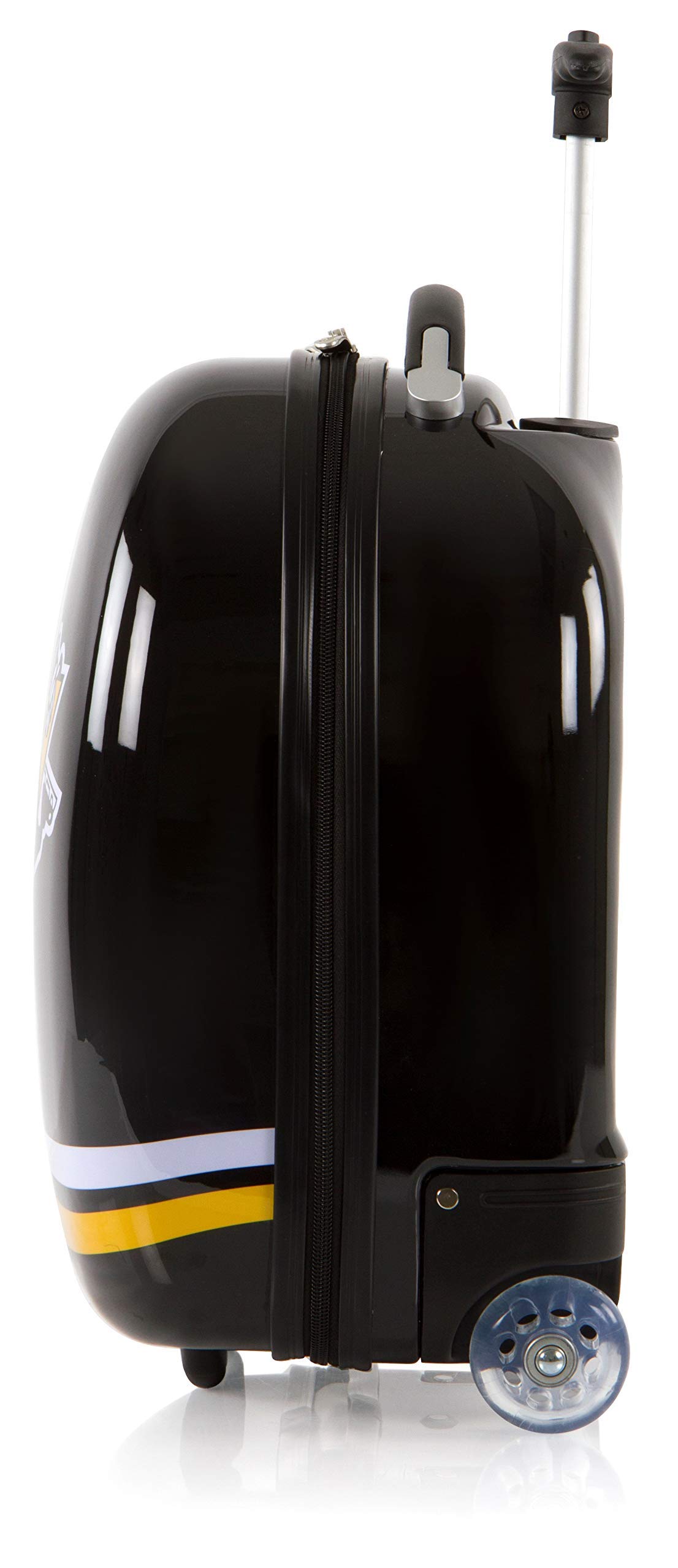 Official Pittsburgh Penguins NHL Licensed 18-Inch Wheeled Carry-On Luggage - Perfect for Travel, Hockey Games & Fan Gear Storage