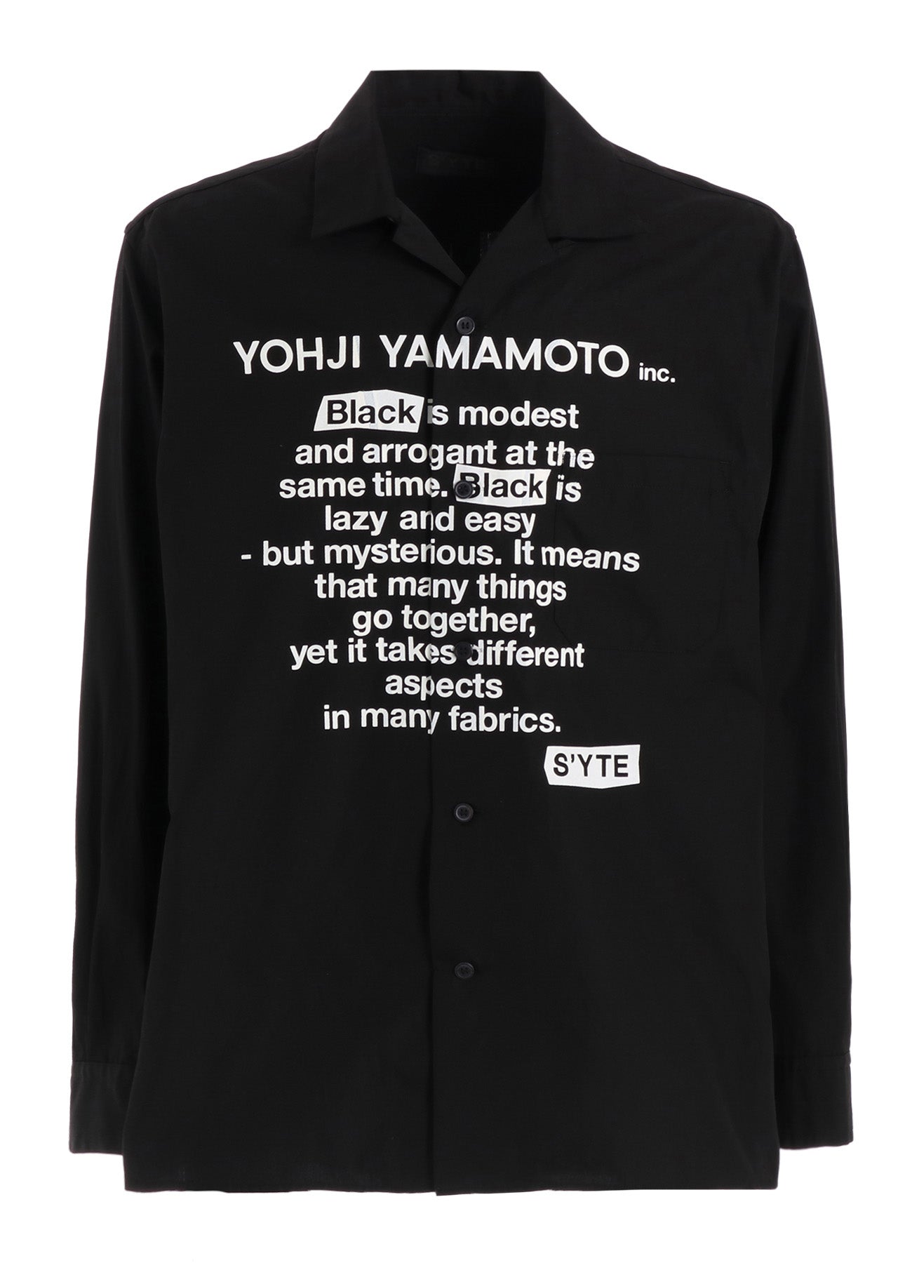 Black Cotton Broad Message Printed Shirt for Men & Women - Stylish Casual Wear for Office, Outings & Everyday Fashion