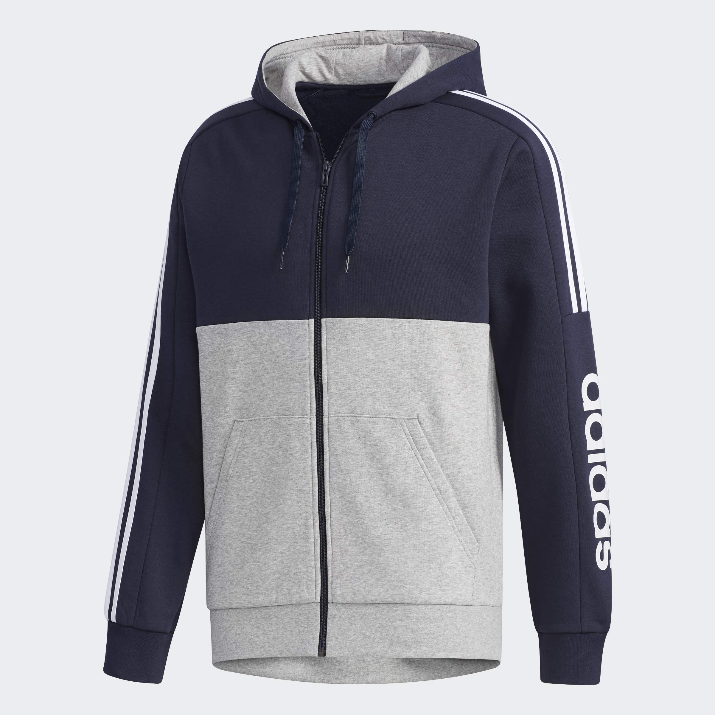 adidas Men's Essentials Colorblock Track Jacket - Lightweight Running Hoodie for Gym, Jogging & Casual Wear