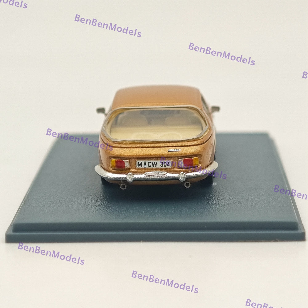 1/87 NEO SCALE MODELS Jensen Interceptor III Resin Diecast Car - Limited Edition Collectible Brown Model - Perfect for Display, Collectors, and Diecast Enthusiasts