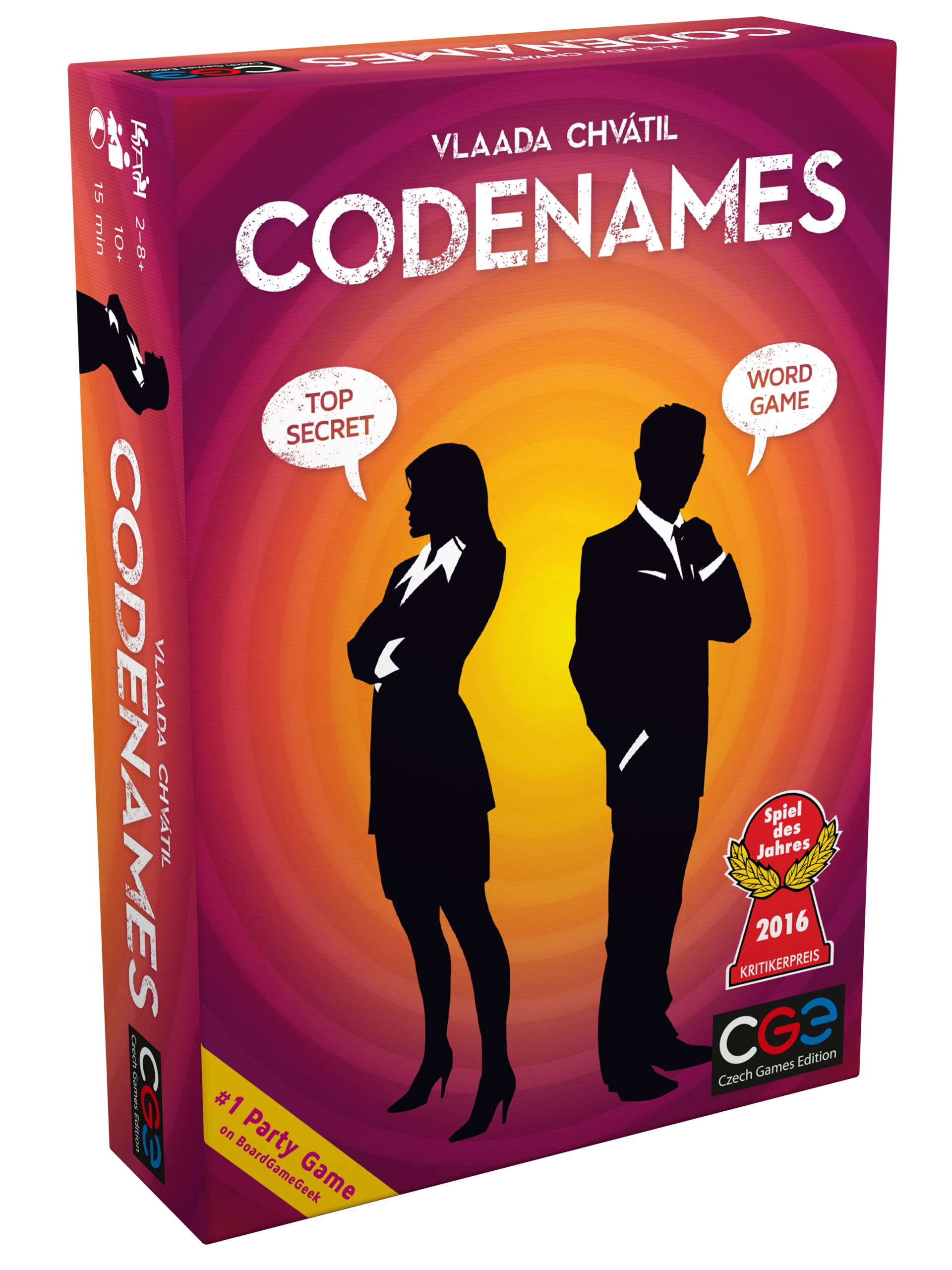 Codenames Board Game - Fun Party Word Association Game for Adults & Teens - Perfect for Family Game Nights, Team Building & Social Gatherings