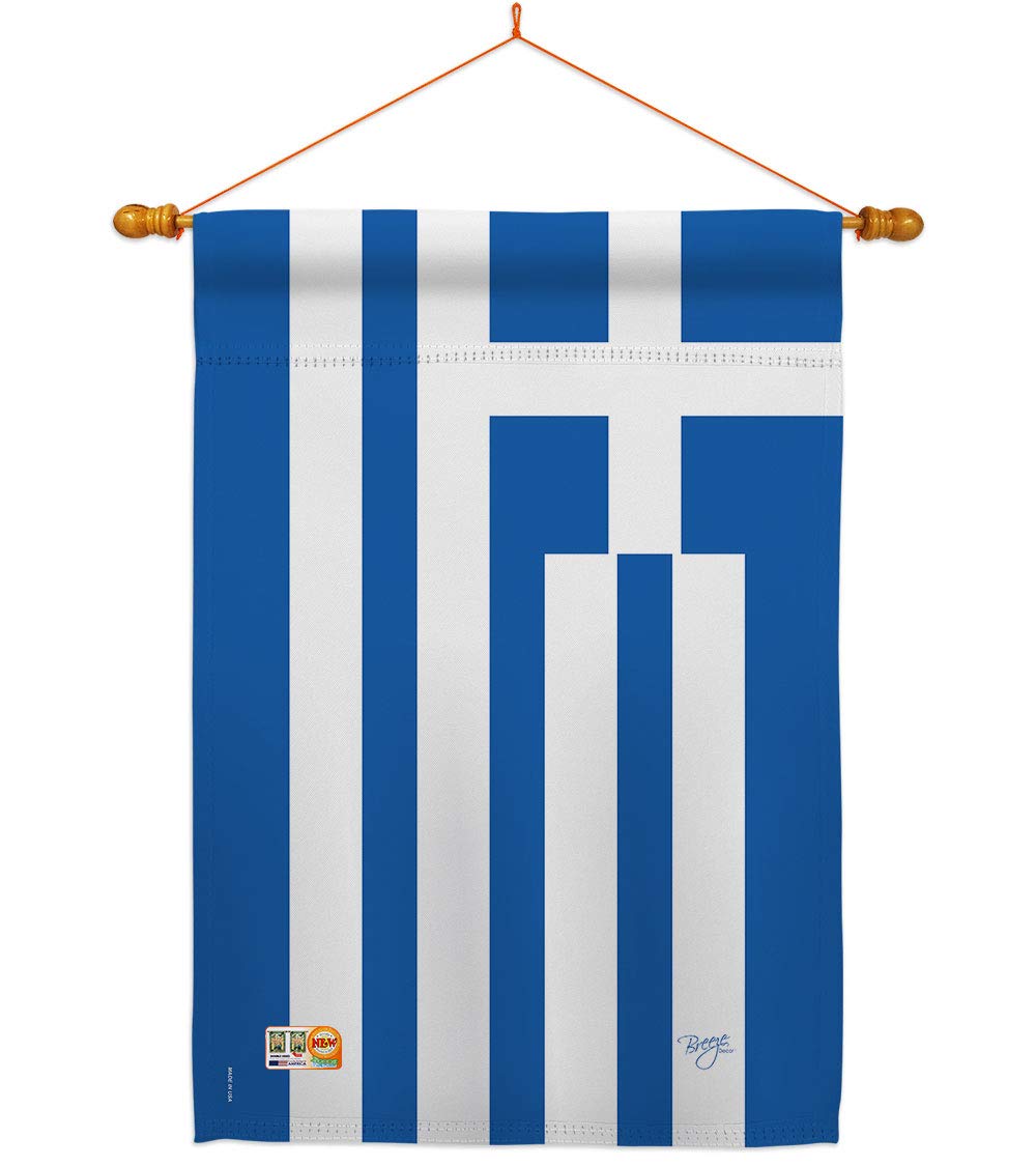 Greece Nationality Decorative Flag Set 28x40
