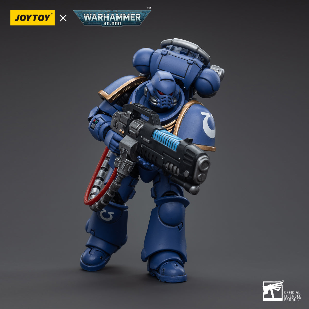 JOYTOY 1/18 Scale Warhammer 40K Ultramarines Hellblasters Action Figure Set (3-Pack) - Perfect for Tabletop Gaming, Collecting, and Warhammer 40K Battle Scenes