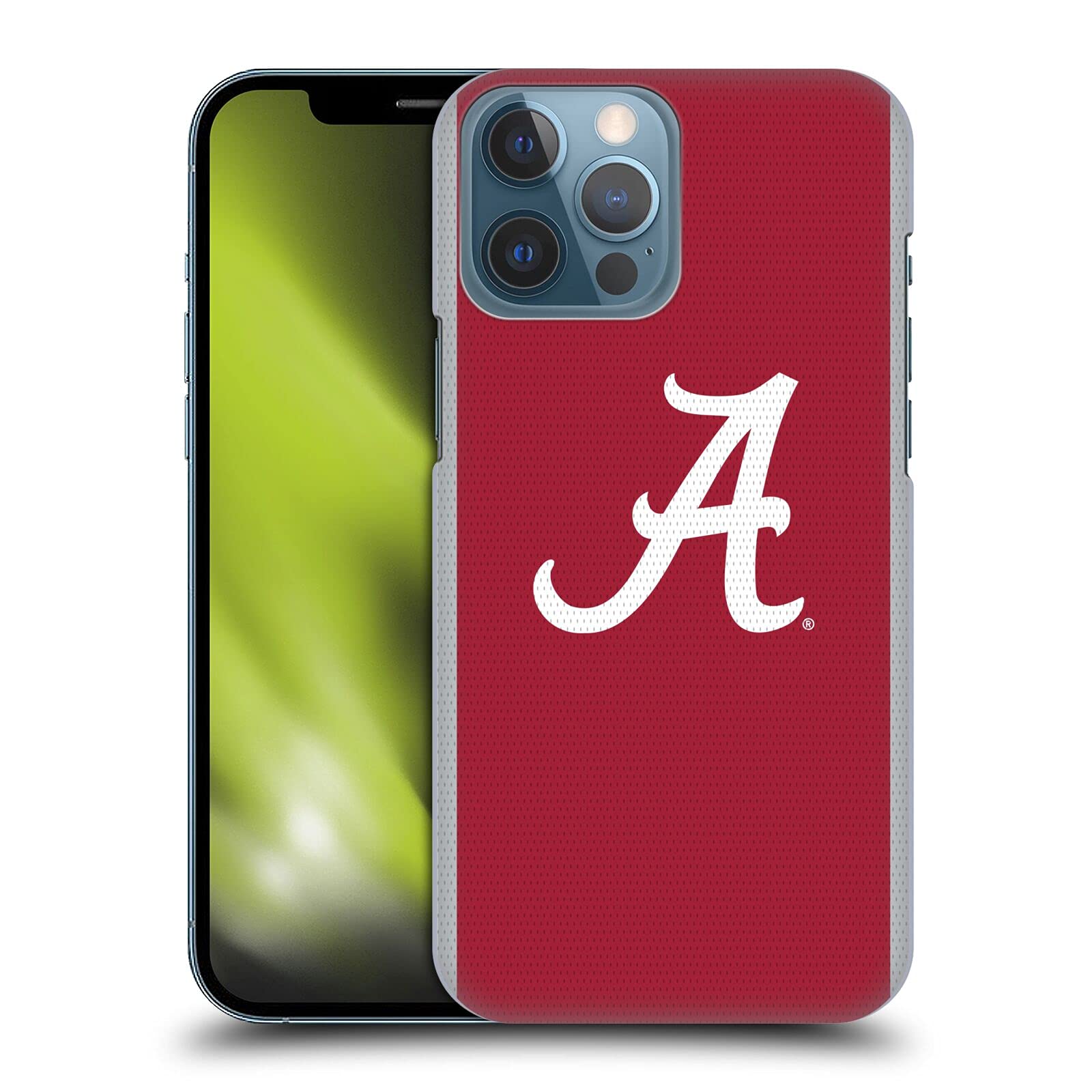 Officially Licensed University of Alabama UA Football Jersey Hard Back Case for iPhone 13 Pro Max - Durable Protective Phone Cover for College Football Fans, Game Day & School Spirit Accessories