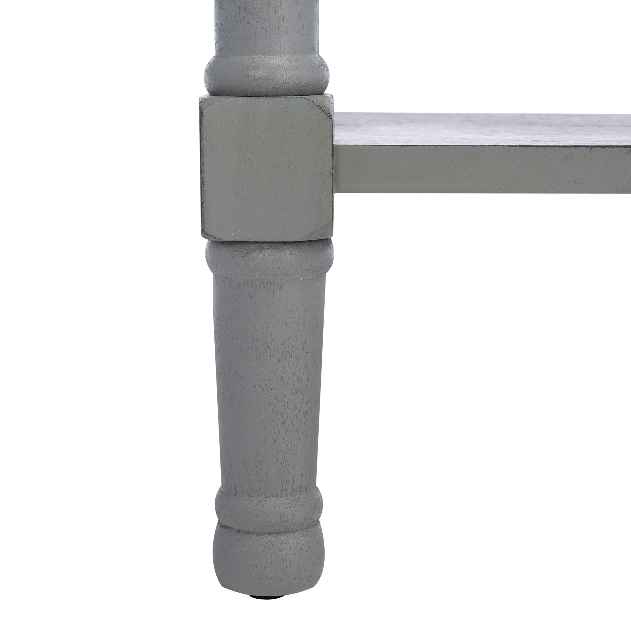 Distressed Grey 2-Drawer Console Table with Bottom Shelf - Safavieh Home Collection Ryder | Perfect for Entryway, Living Room & Hallway Decor