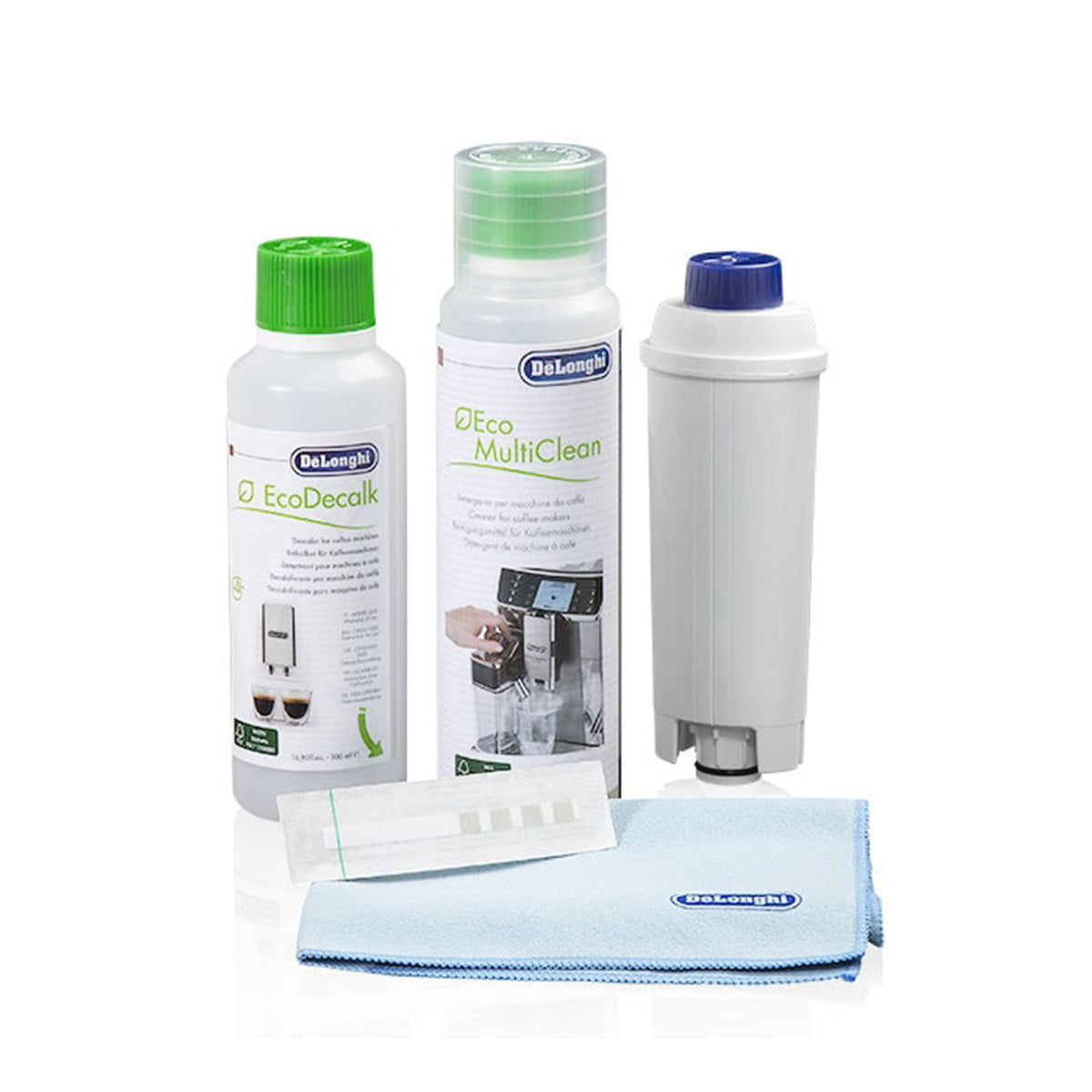 DeLonghi Coffee Care Kit - Essential Cleaning & Maintenance Tools for Espresso Machines - Perfect for Home Baristas & Coffee Enthusiasts - Keep Your Machine in Top Condition for Delicious Coffee Every Time