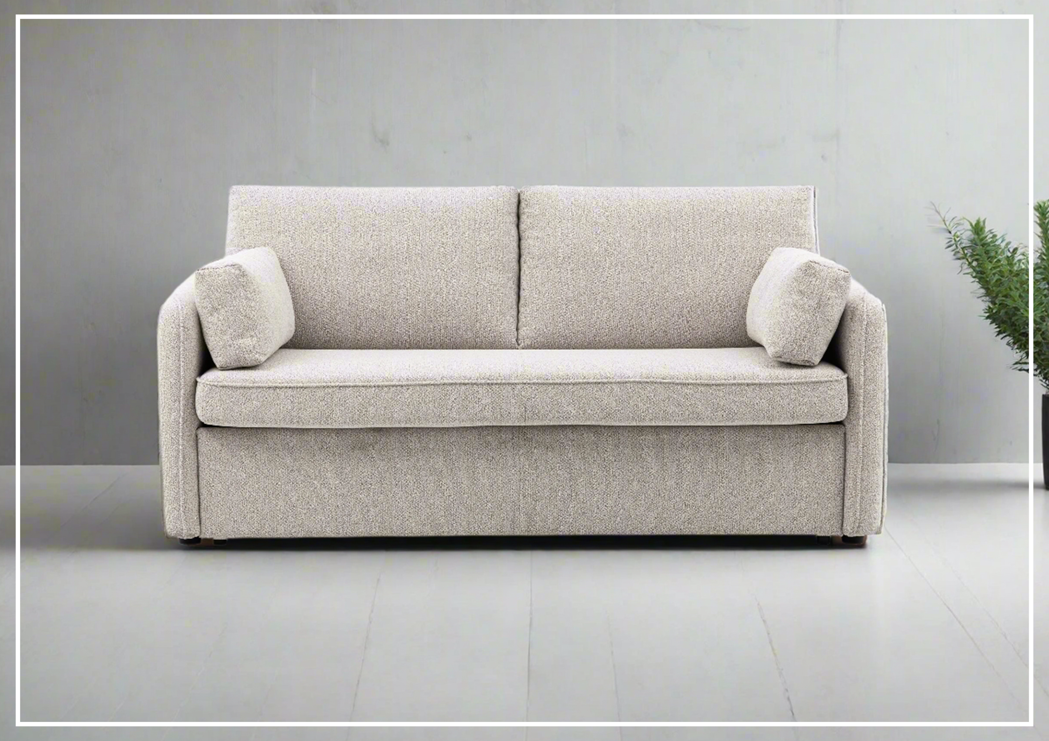 Gio Italia New York Queen Size Fabric Sleeper Sofa with Memory Foam - Affordable Convertible Sofa Bed for Small Spaces, Guest Rooms & Apartments
