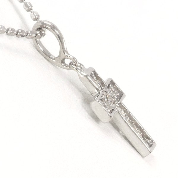 18K White Gold Diamond Necklace for Women - Elegant Pendant Jewelry for Weddings, Anniversaries & Special Occasions