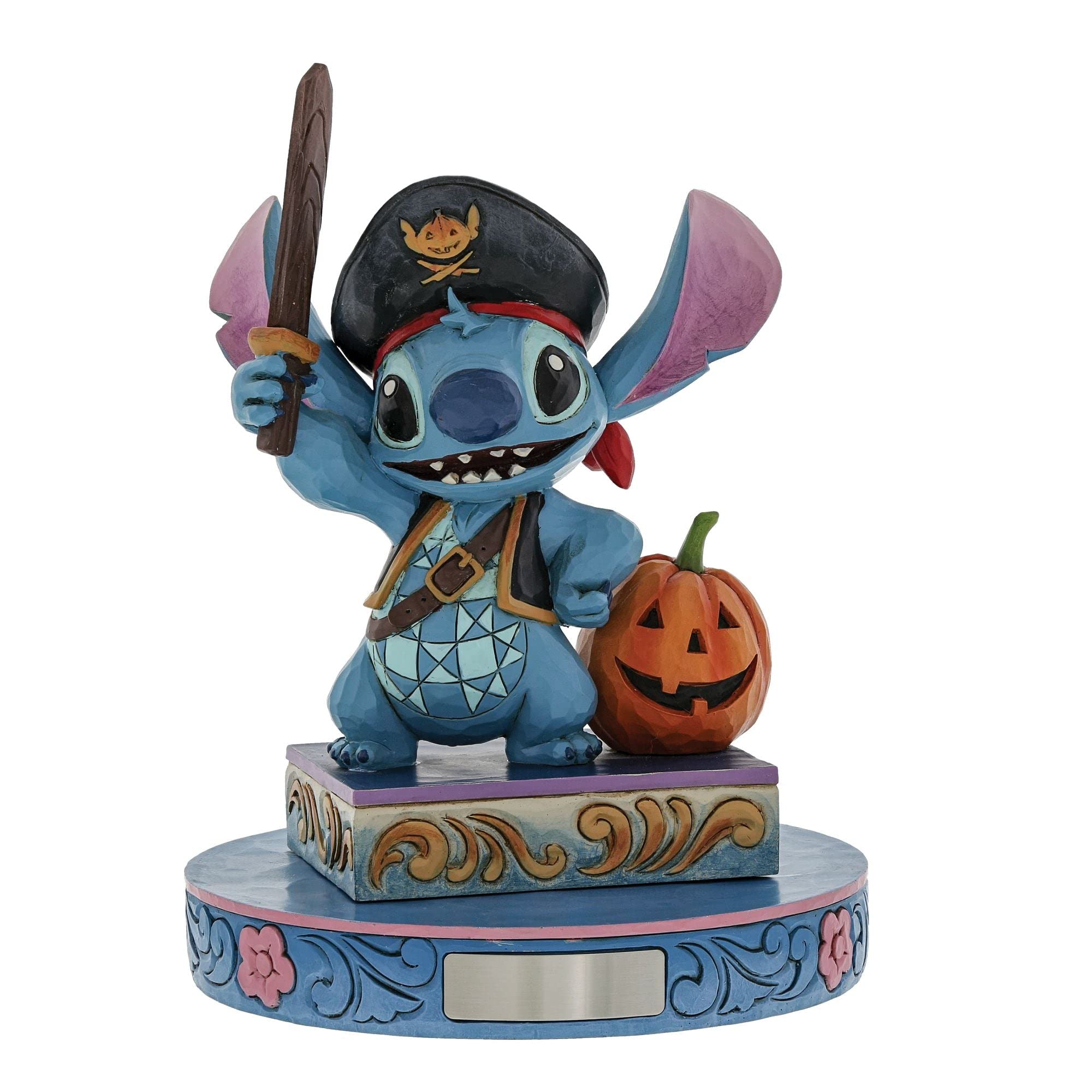 Enesco Disney Traditions Pirate Stitch Collectible Figurine 6008987 - Perfect for Disney Fans, Home Decor, and Gift Giving