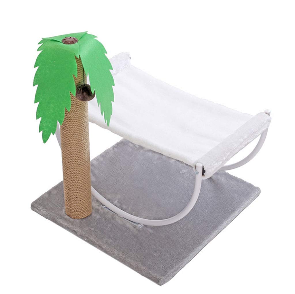 Premium Cat Tree with Hammock & Hanging Ball - Multi-Level Cat Furniture, Sisal Scratching Post, Plush Perch for Kittens & Adult Cats - Perfect for Indoor Play, Climbing & Scratching Needs