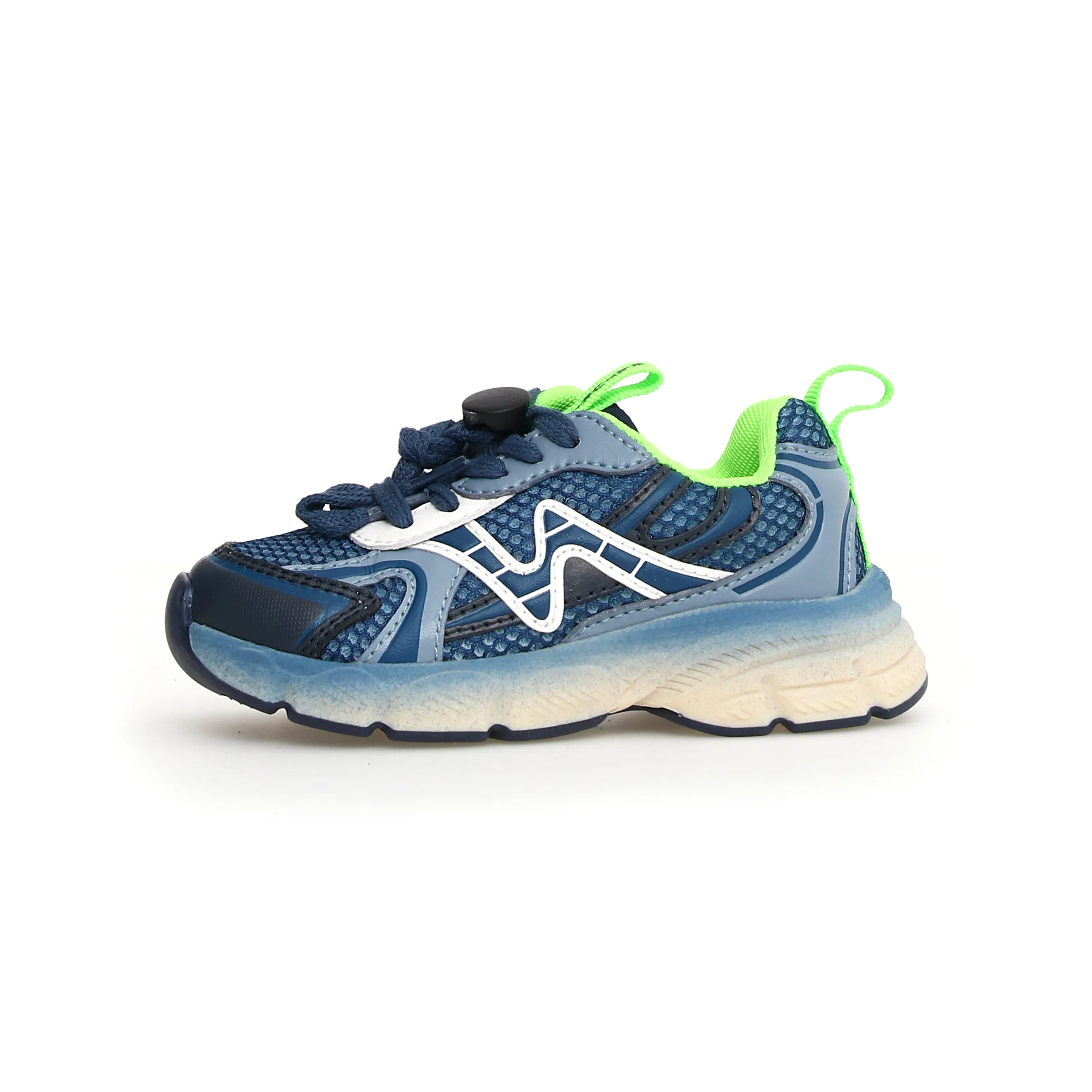 Naturino Boys Wave Sneakers - Light Blue, Sky Blue & White | Comfortable Kids Shoes for School, Play & Outdoor Activities