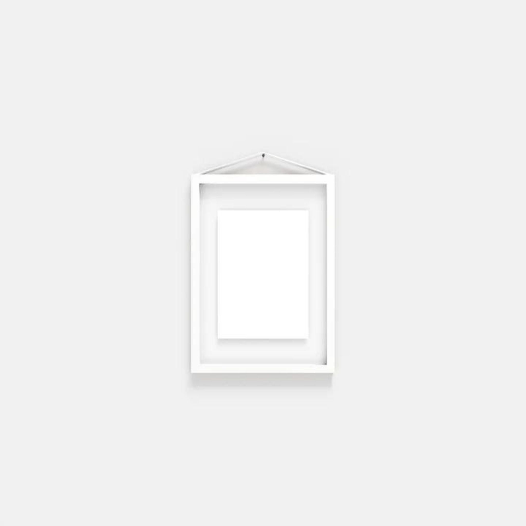 MOEBE White Powder Coated Picture Frame - 4 Sizes (8x10, 11x14, 16x20, 24x36) for Wall Art, Photo Display & Home Decor