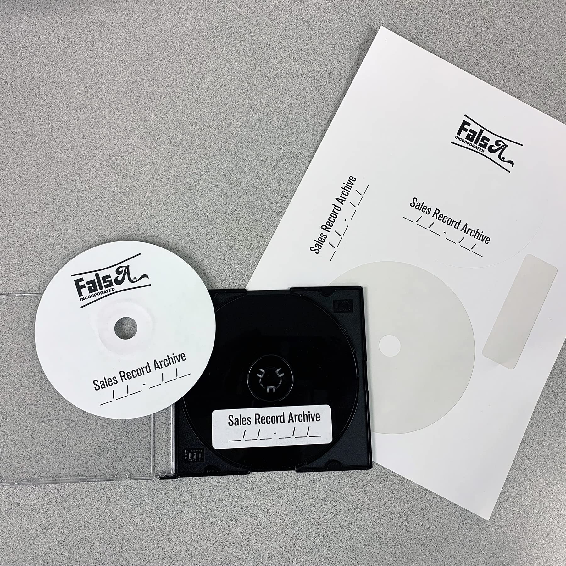Blank CD/DVD Labels - Neato Full Face Compatible, Small Center Style Spine & Case Labels - Permanent White Matte for Inkjet/Laser Printers - 1000 Sheets (2000 Disc Labels) - Perfect for Media Archiving, Music Albums & Data Backup Organization