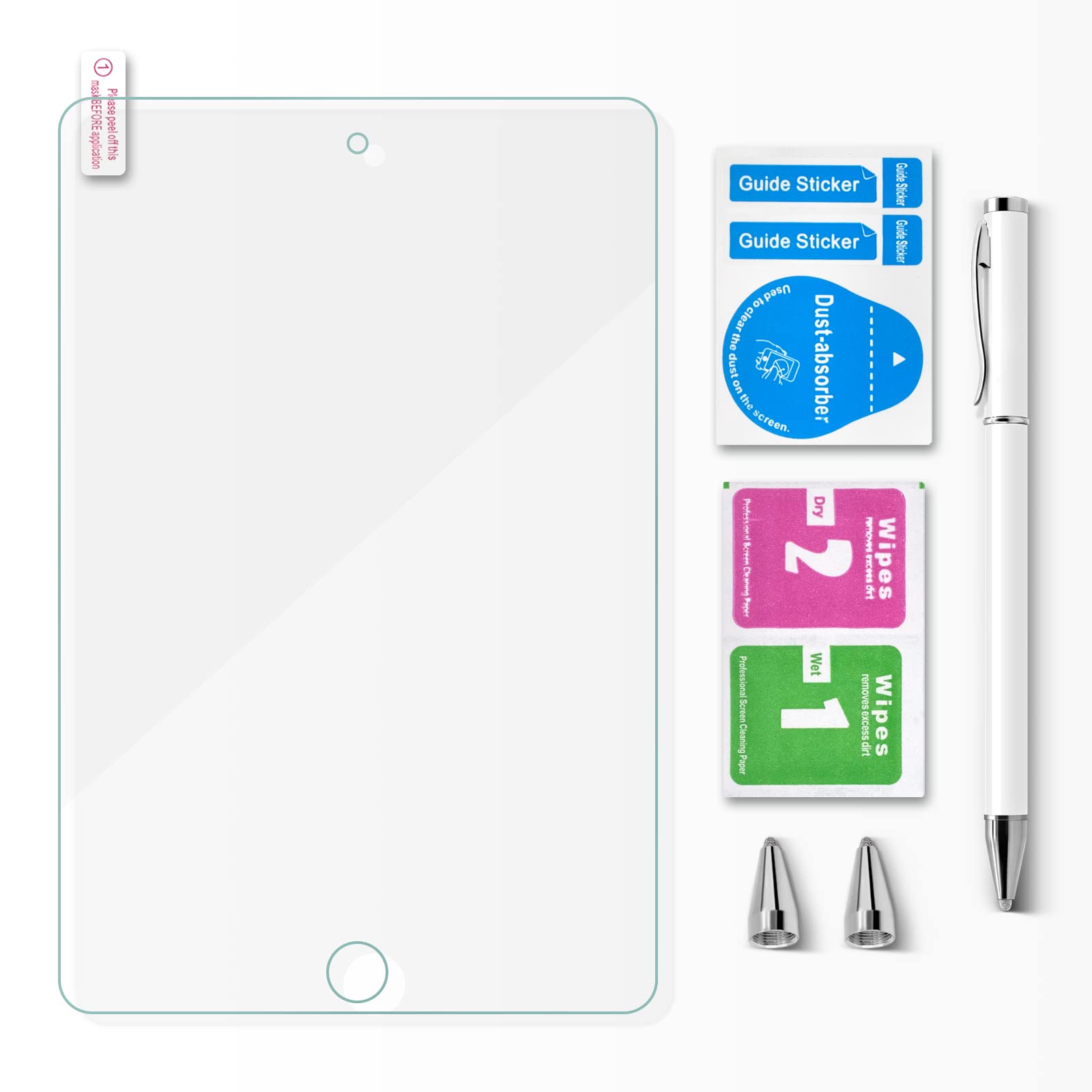Premium Stylus Pen with Precision Sensor for iPad Mini 5, iPad Pro 11 & Samsung Tab A7 - Ultra-Sensitive Touch Screen Film Compatible Stylus - Perfect for Drawing, Note-Taking & Digital Signatures