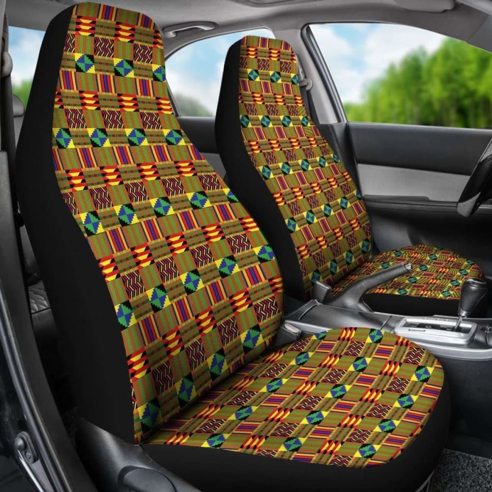 Stylish African Print Car Seat Covers - Premium Universal Fit for Cars, SUVs & Trucks - Perfect for Home, Office & Travel Use