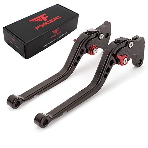 FXCNC CNC Billet Aluminum Adjustable Brake & Clutch Levers for Yamaha YZF R1 (2004-2008) & YZF R6 (2005-2016) - Compatible with R6S Canada (2006) & Europe (2006-2007) Versions - Premium Motorcycle Accessories for Enhanced Control & Comfort