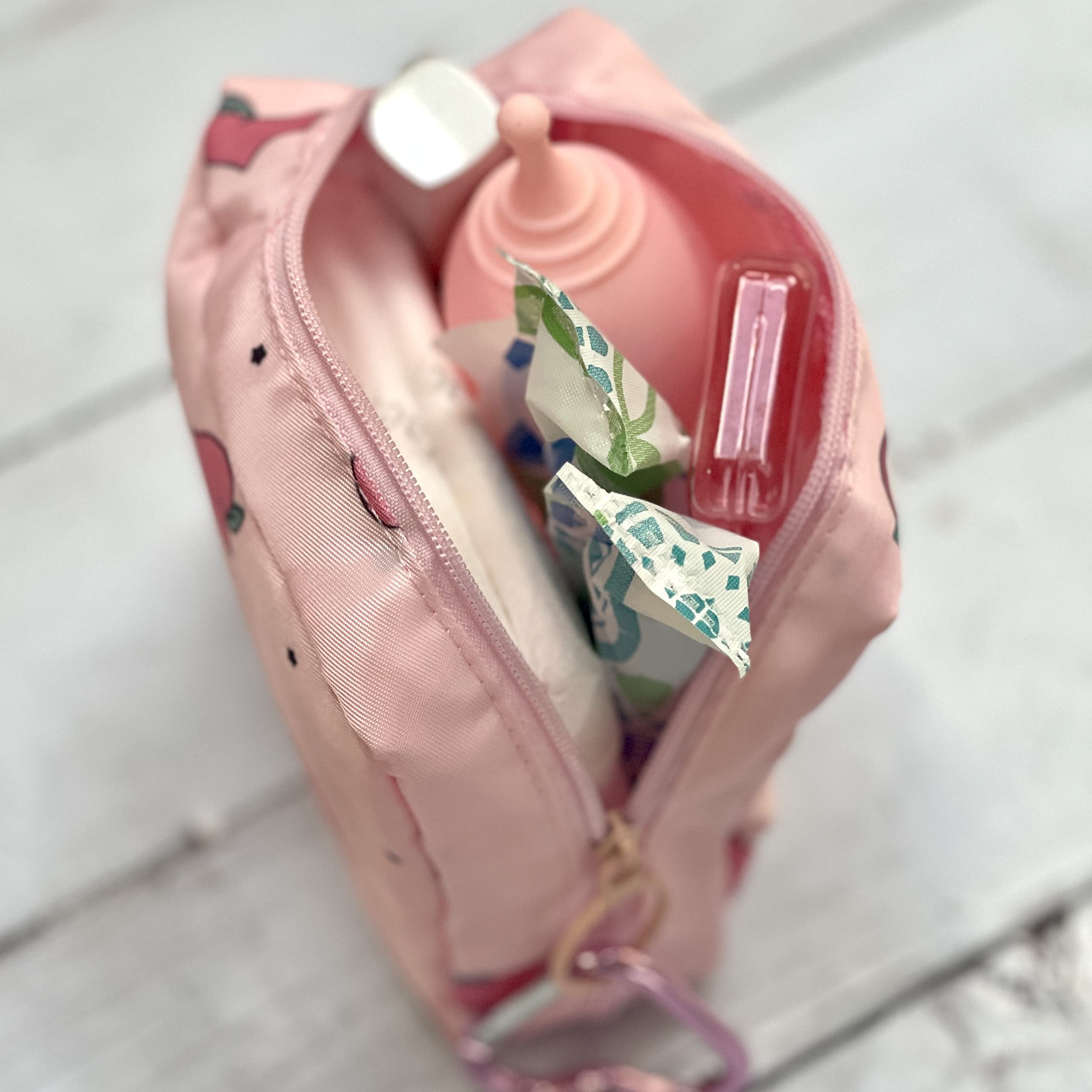 Reusable Sanitary Napkin Storage Bag for Women & Teens | Waterproof Nylon Pouch | Zero Waste Period Care | Perfect for Travel, Gym & School (Unicorn Design)