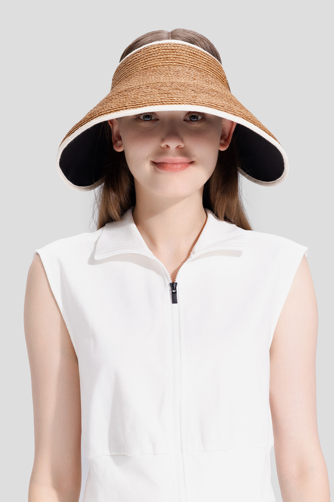 Oasys Women's UPF50+ Sun Protection Straw Hat - Wide Brim Beach Hat for Summer, Outdoor, Gardening & Travel