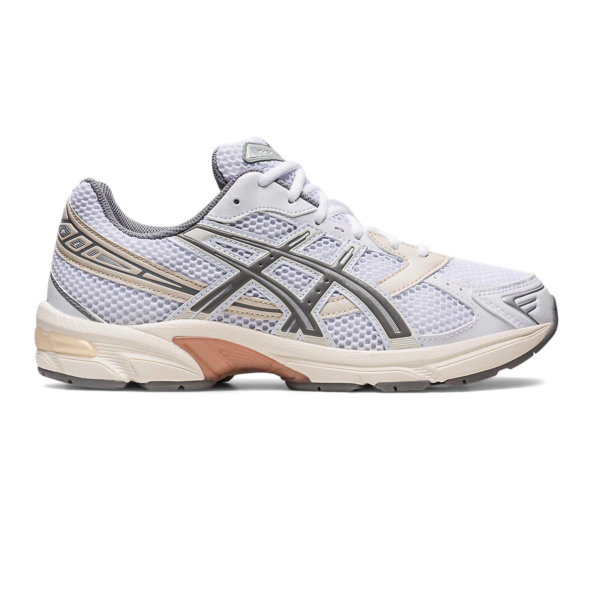 ASICS Gel 1130 'White Clay Grey' Running Shoes for Men (2023) - Lightweight Cushioned Sneakers for Jogging, Gym Workouts & Everyday Wear